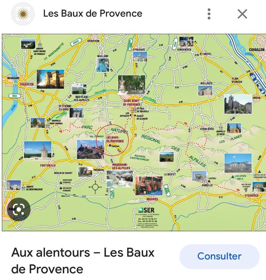 Lou Bonur Lägenhet Les Baux Exteriör bild
