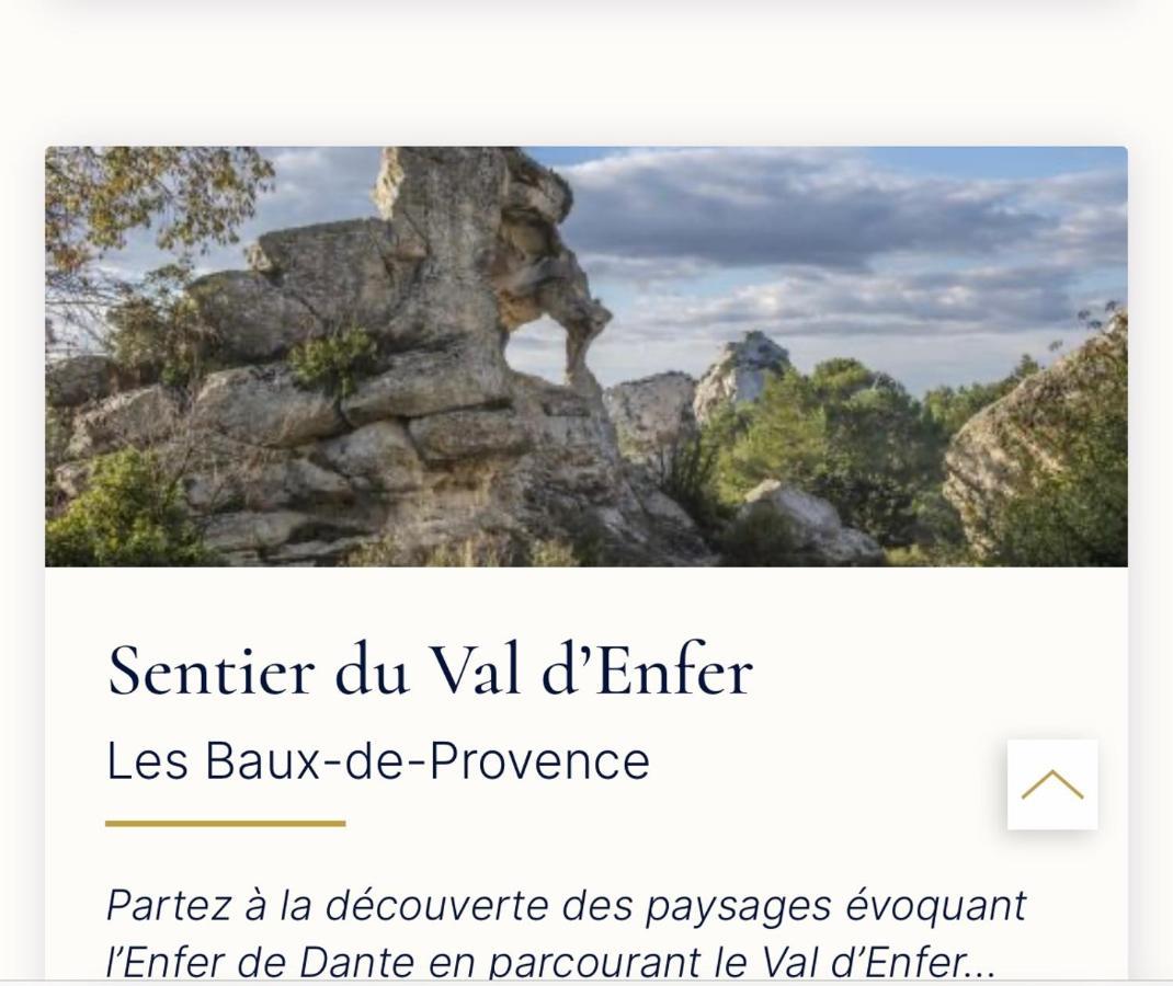 Lou Bonur Lägenhet Les Baux Exteriör bild